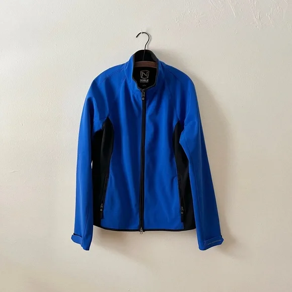 Noble Outfitters Equestrian Riding Jacket Dressage Trail Riding Royal Blue XL - Picture 1 of 15